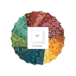 Desert Blooms Batiks 10" Square Pack