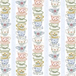 Tea Cup Stack in Sky Blue