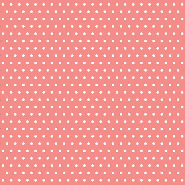 Spring Polka Dot in Salmon Pink
