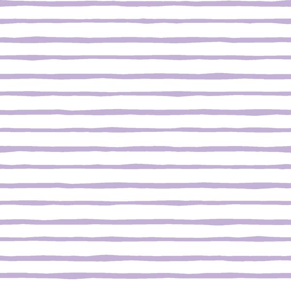 Artisan Stripe in Lilac on White