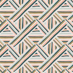 Small Diamond Stripe in Oasis