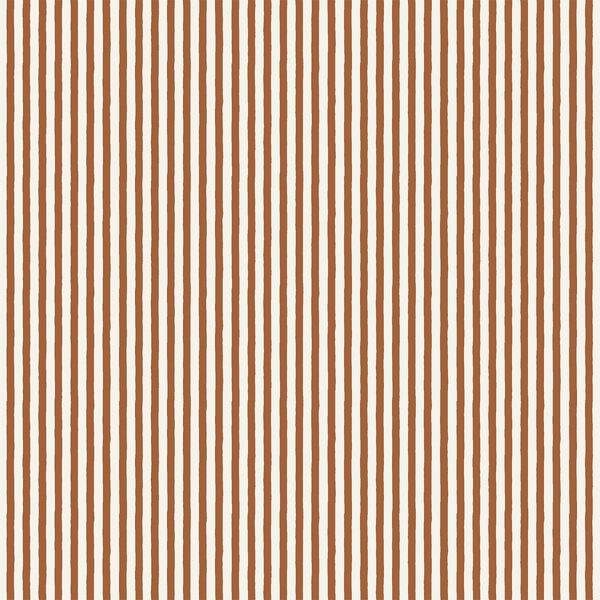 Striped Streamers in Cocoa Brown