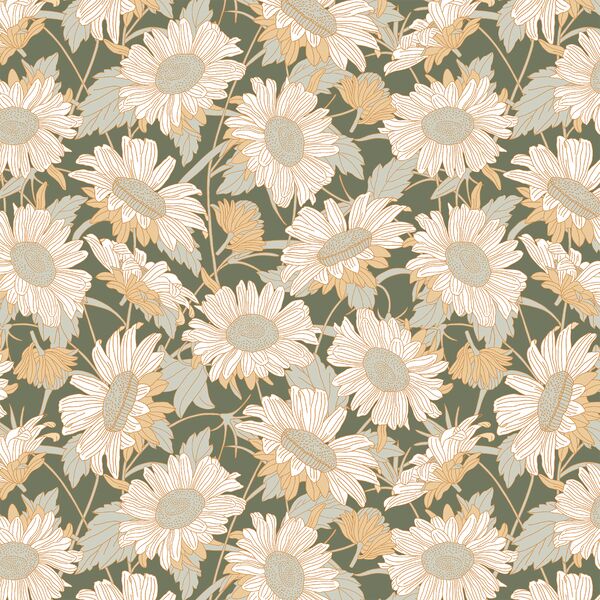 Daisies in Lichen