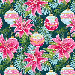 Poinsettia Boughs in Merry