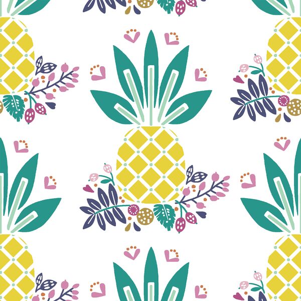 Pineapples in Rainforest