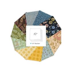 Rose Petal Buds Batiks 10" Square Pack in A