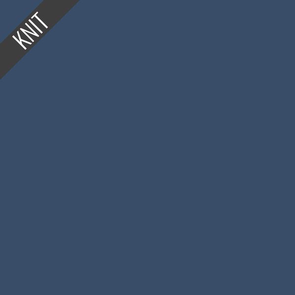 Solid Knit in Night Sea