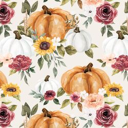 Pumpkin Bouquet in Cream