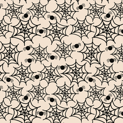 Cobwebs in Dark Night on Tan