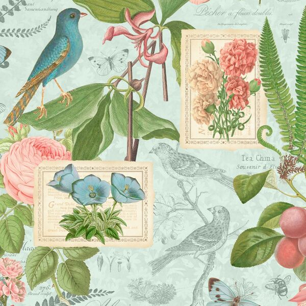 Spring Duet in Teal