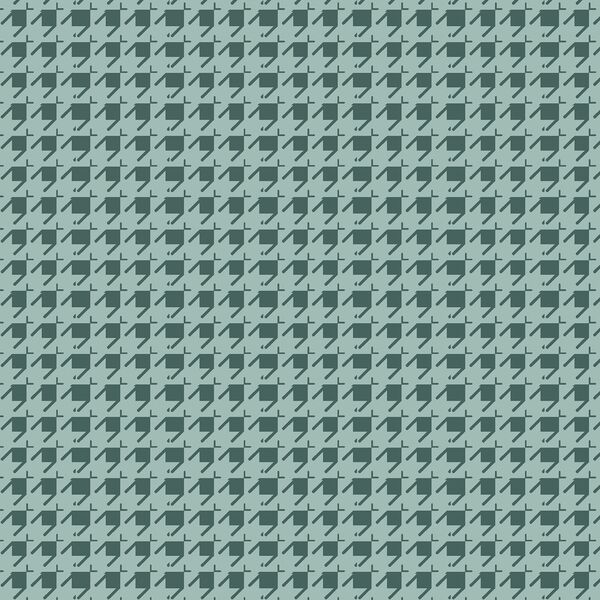 Vintage Houndstooth in Forest