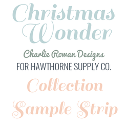 Christmas Wonder Sample Strip