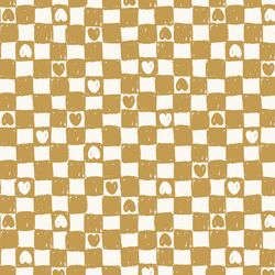 Painted Checks in Tinsel Ochre