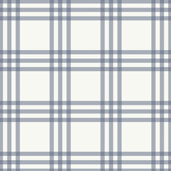 Triple Check in Denim Blue