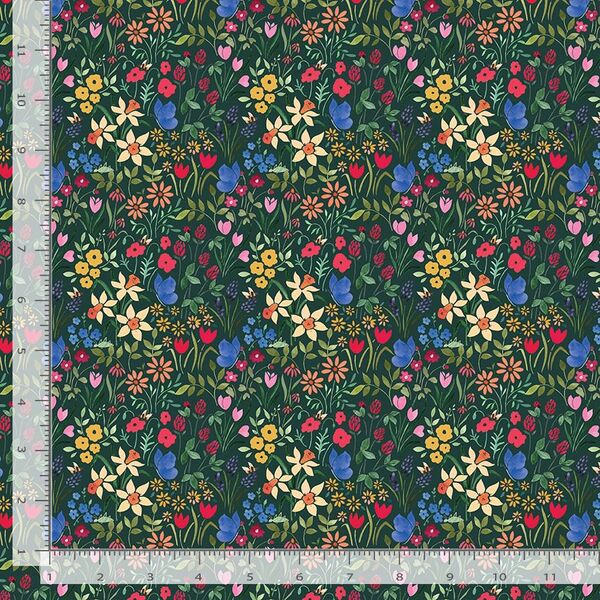 Spring Garden in Forest