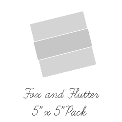 Fox and Flutter 5" Square Pack