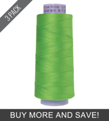 Light Kelly (9150-1099) - Silk Finish Cotton 50wt - 2000 Yards (3 Pack)