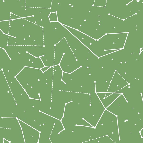 Star Charts in Pistachio