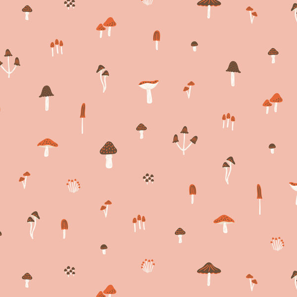 March of the Mushrooms in Pink