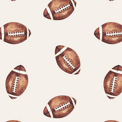 Footballs in Cream