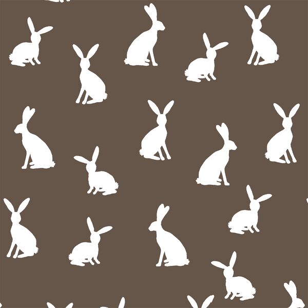 Cottontail Silhouette in Timber