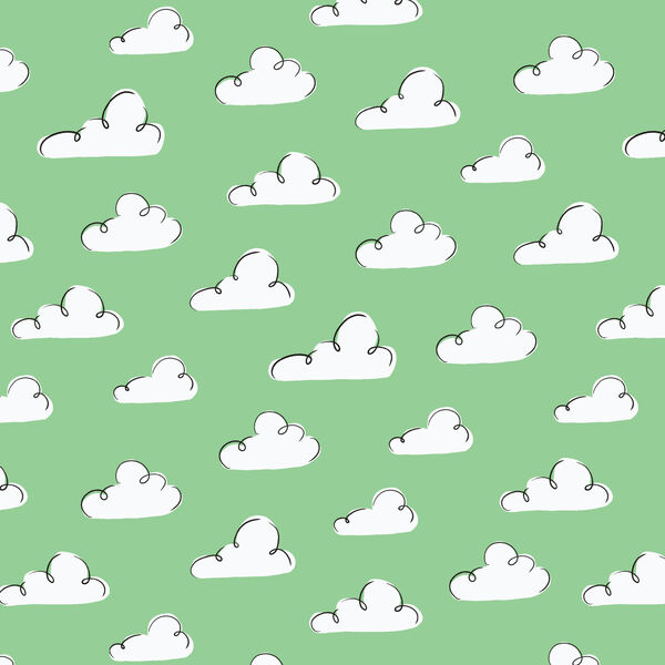 Summer Sky in Mint Green