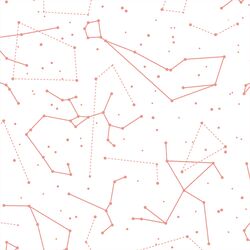 Star Charts in Tulip on White