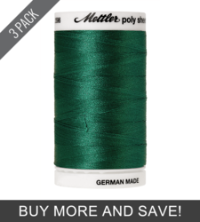 Green (2596-5100) - Poly Sheen - 875 Yards (3 Pack)