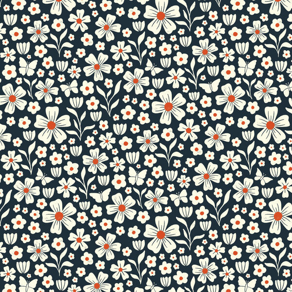 Wildflower Whimsy in Blue