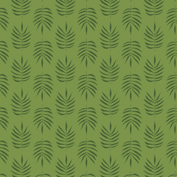 Leaf Silhouette in Jungle Green