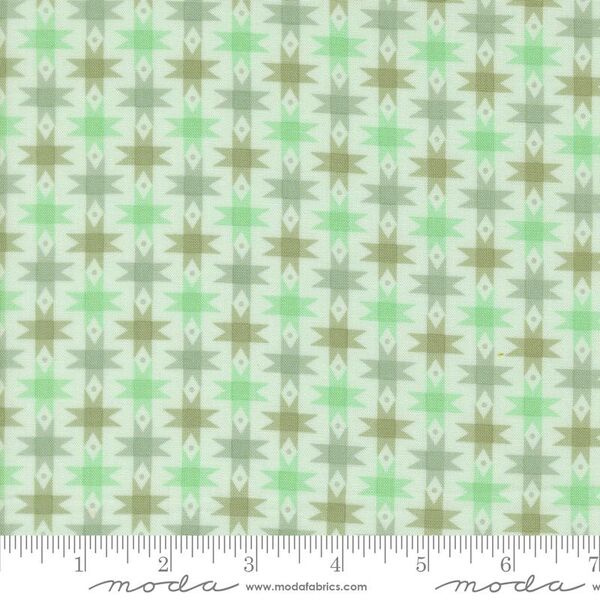 Ribbon Stars in Aqua
