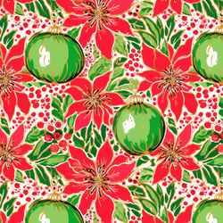 Merry Ornaments in Mistletoe