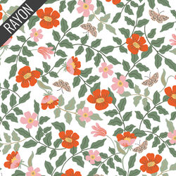 Primrose Rayon in Ivory