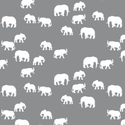 Elephant Silhouette in Smoke