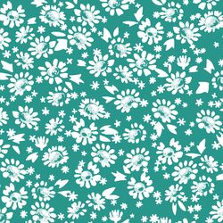 Daisies in Jade