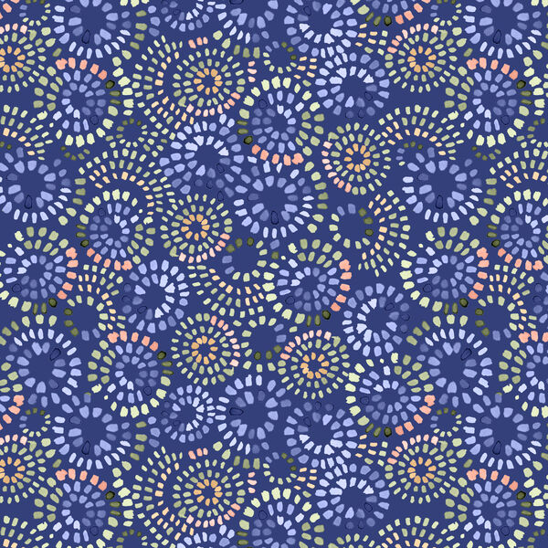 Packed Circle in Blue