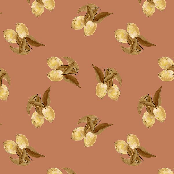 Vintage Lemons in Rhubarb