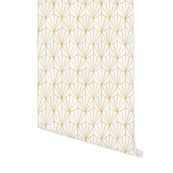 Radiant Deco Hex in Alabaster