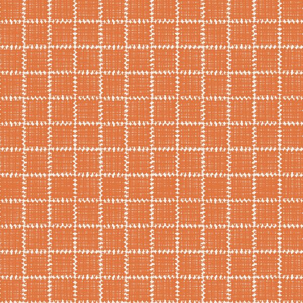 Stamped Plaid in Foxy