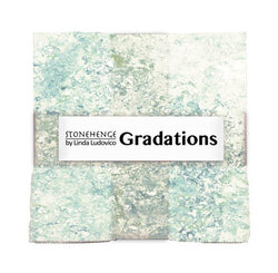 Stonehenge Gradations 10" Square Pack in Blue Planet