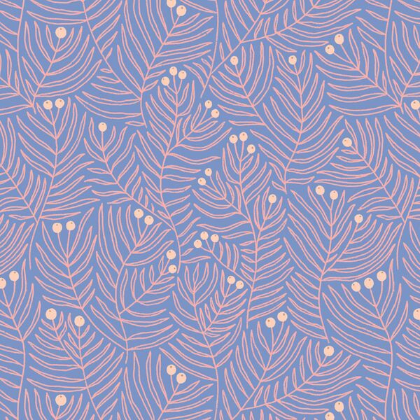 Vines in Periwinkle