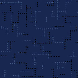 Go Dot Go in Indigo