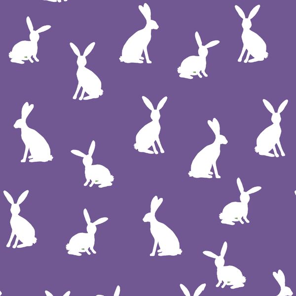 Cottontail Silhouette in Ultra Violet