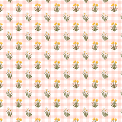Little Picnic Plaid in Pink Lily