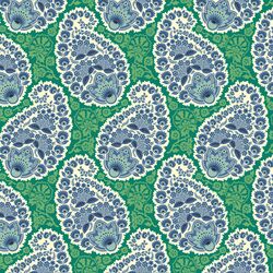 Paisley in Fresh Green