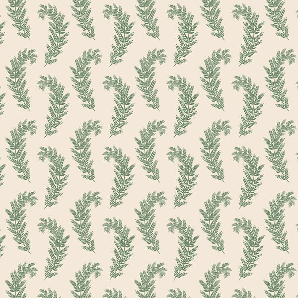 Wild Fern in Cream