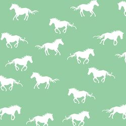 Horse Silhouette in Sprout