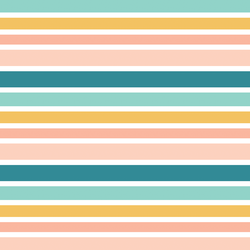 Summer Stripe in Rainbow
