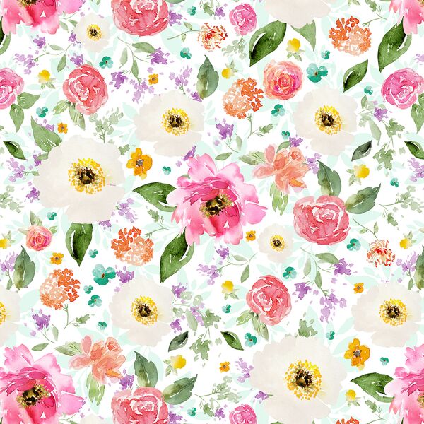 Sweet Treat Floral in Rainbow