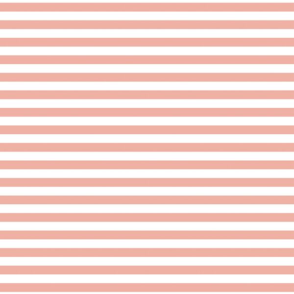 Horizontal Dress Stripe in Peony